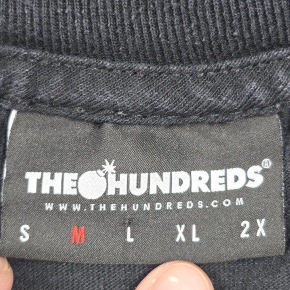 The Hundreds Shirt Mens Medium Black Dodge Turbo Interceptor Double Sided Cotton - Picture 5 of 11